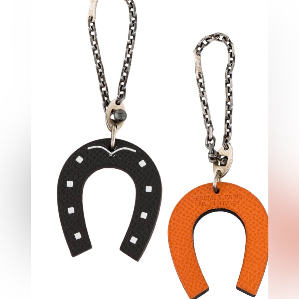 Hermès Reversible Horseshoe (Fer à Cheval) Bag Charm / Key Ring